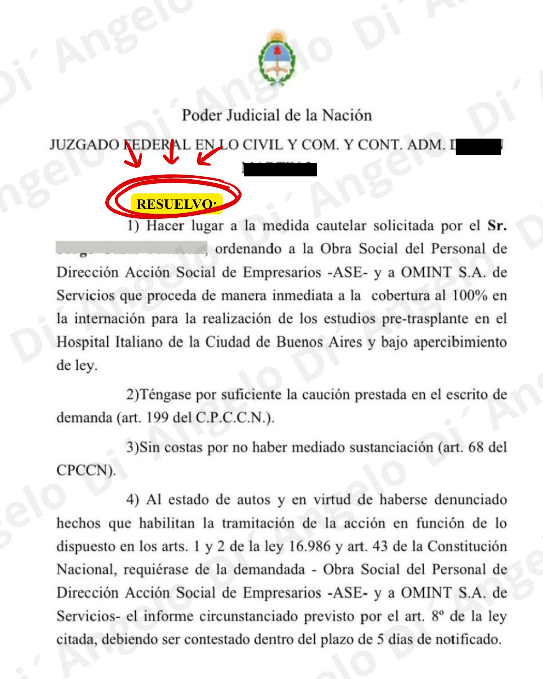 Resolución judicial 2